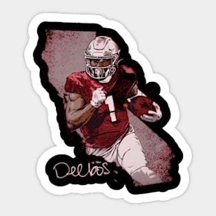 Deebo Samuel San Francisco Player Map Sticker